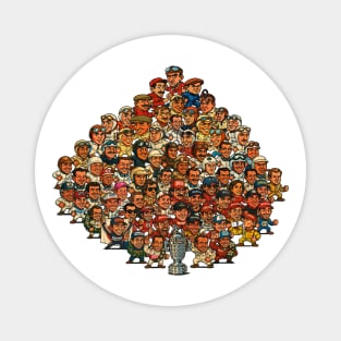 Indianpolis 500 Winner Caricatures Magnet